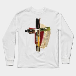 John 3:16 Abstract Cross Scripture Art Long Sleeve T-Shirt